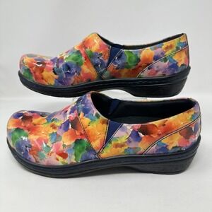 Klogs Mission Nursing Shoes Womens 10 Slip On Comfort Work Clogs Patent Leather